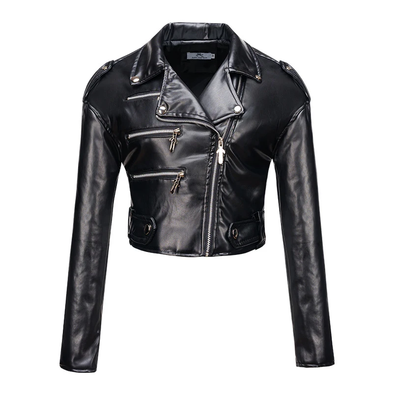 Spring Autumn Women Racing Leather Jacket Vintage Girls Moto Biker Cropped Jacket Fashion Women Streetwear Zipper Leather Coats
Spring Autumn Women Racing Leather Jacket Vintage Girls Moto Biker Cropped Jacket Fashion Women Streetwear Zipper Leather Coats