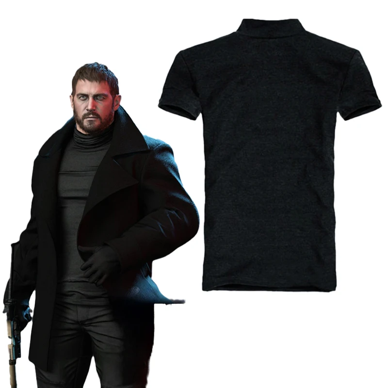 Костюмы для косплея Криса Редфилда, черная внутренняя одежда, футболка, игра Biohazard Resident Village 8, ролевая игра для мужчин 
Костюмы для косплея Криса Редфилда, черная внутренняя одежда, футболка, игра Biohazard Resident Village 8, ролевая игра для мужчин