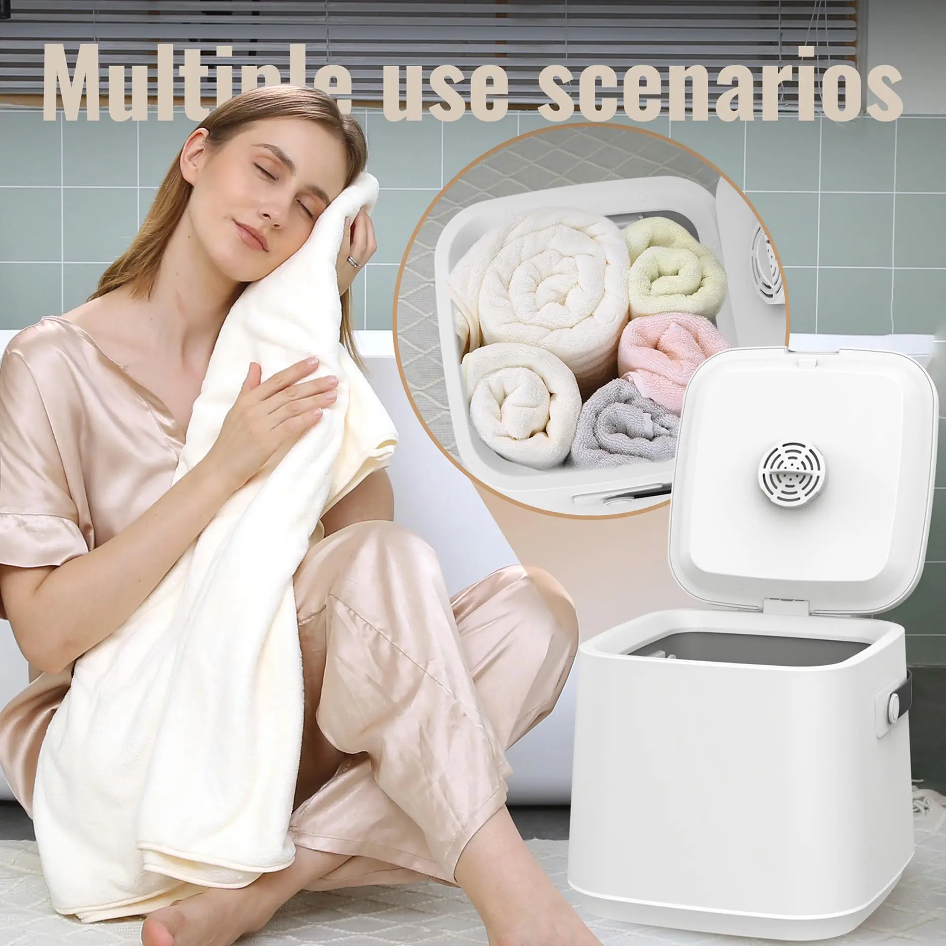Ultra-Quiet Towel Warmer Bucket No Noise Hot Towel Heating Bucket Easy-Clean Bucket for Bedroom
Ultra-Quiet Towel Warmer Bucket No Noise Hot Towel Heating Bucket Easy-Clean Bucket for Bedroom