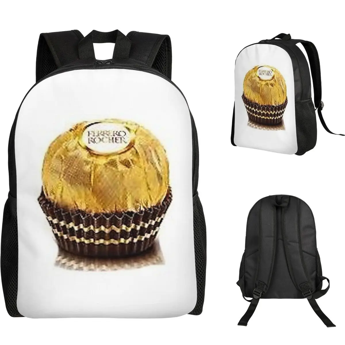 Рюкзак Ferrero Rocher для студентов, школьников, мальчиков и девочек, сумка для книг, школьная сумка, сумки через плечо для компьютера
Рюкзак Ferrero Rocher для студентов, школьников, мальчиков и девочек, сумка для книг, школьная сумка, сумки через плечо для компьютера