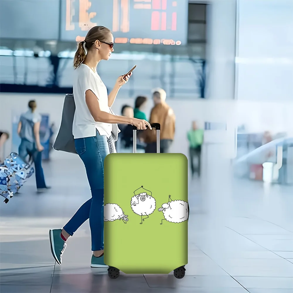 1 PC Cartoon Sheep Print Luggage Cover for 18-32 Luggage; Dust and elastic travel accessories to effectively protect your lug
1 PC Cartoon Sheep Print Luggage Cover for 18-32 Luggage; Dust and elastic travel accessories to effectively protect your lug
