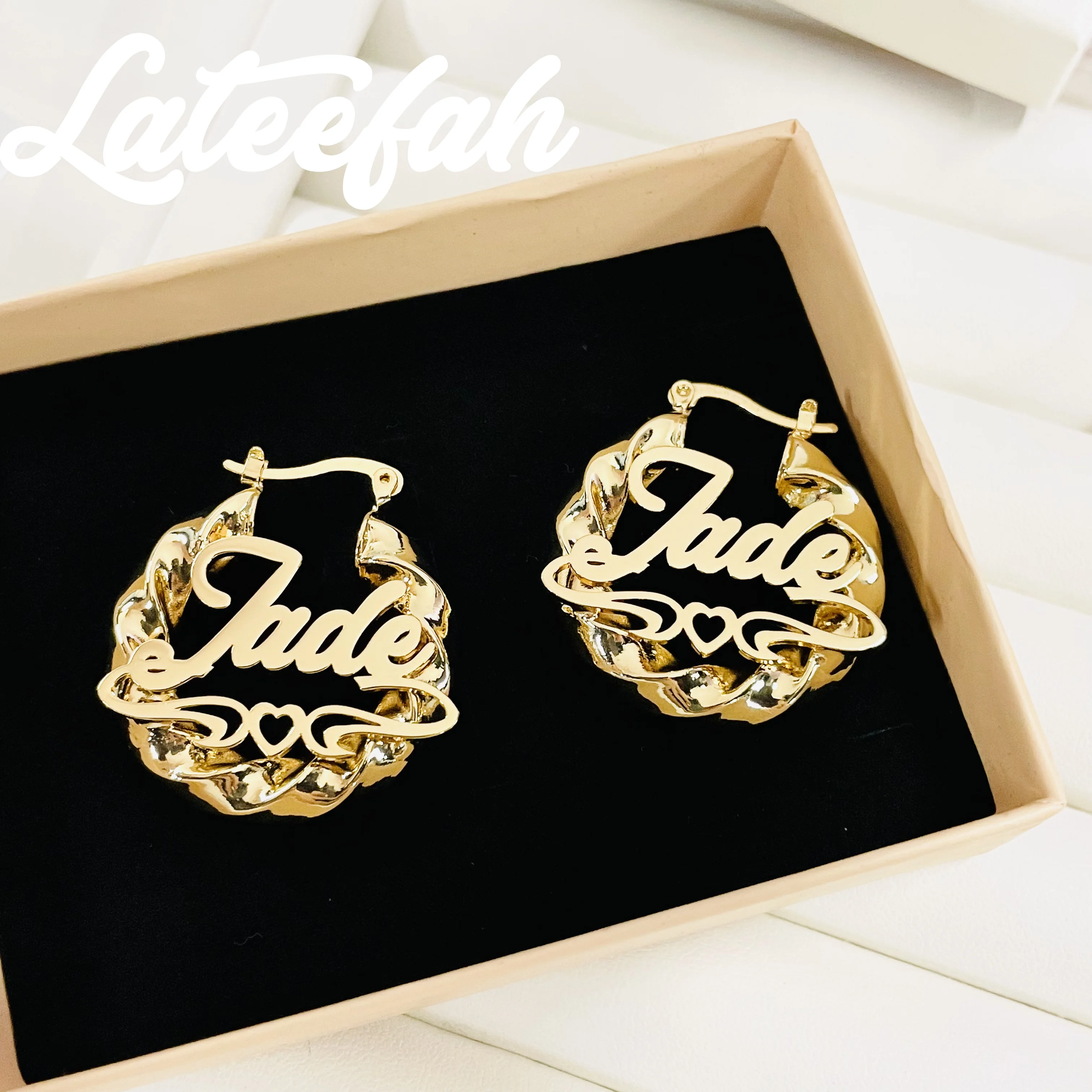 Lateefah Stainless Steel Earrings Exaggerated Personalized Round Chunky Twisted Loop Earrings
Lateefah Stainless Steel Earrings Exaggerated Personalized Round Chunky Twisted Loop Earrings