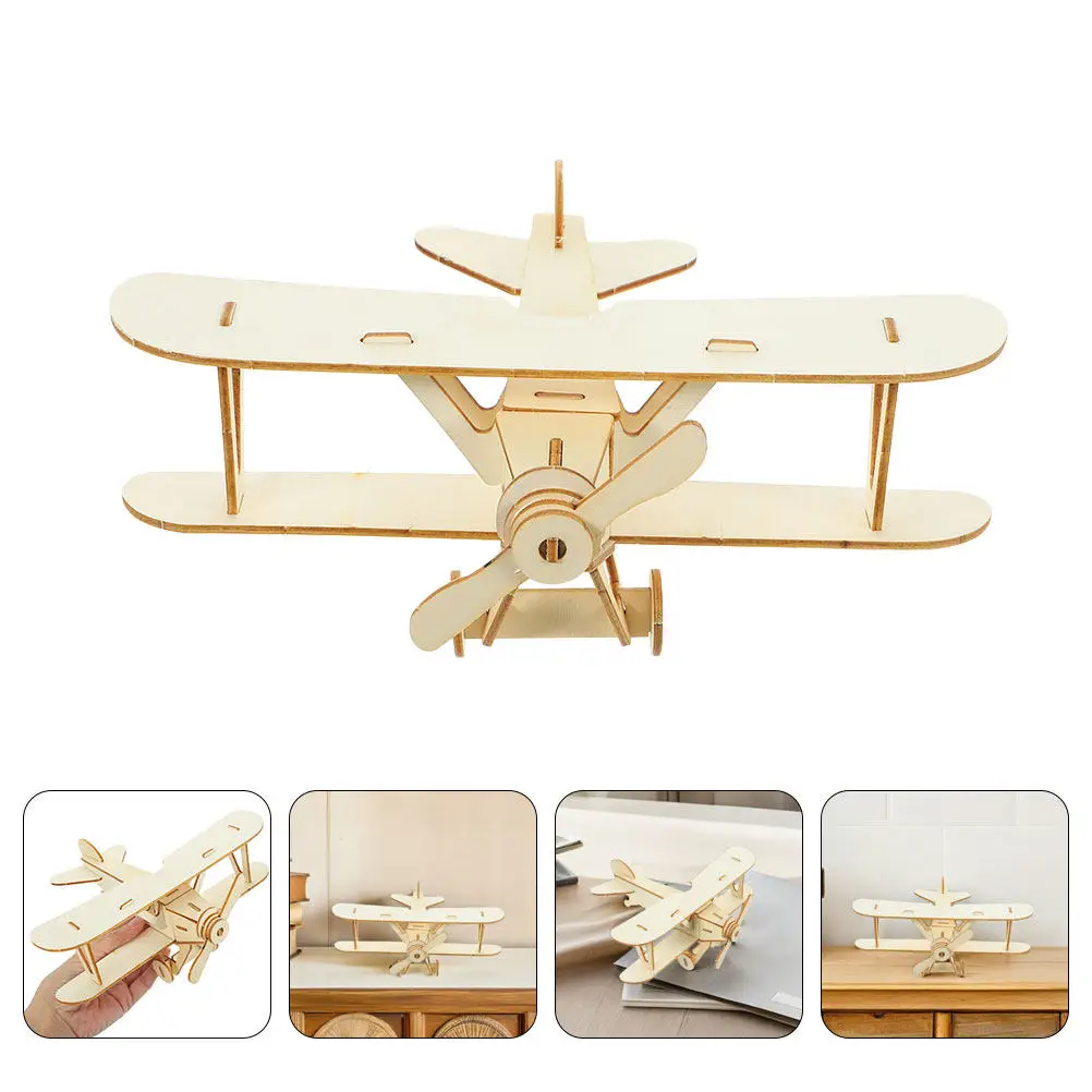 2Pcs Wooden Aeroplane Assembly Paintable Airplane DIY Kit Creative Educational Woodcraft Activity for Kids Fun Play
2Pcs Wooden Aeroplane Assembly Paintable Airplane DIY Kit Creative Educational Woodcraft Activity for Kids Fun Play