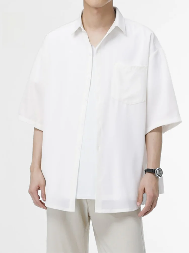 Casual Japanese Style Men's Short Sleeve Shirt Summer New Trend Loose Fit Cool Feeling Open Cardigan Outerwear Polyester Fiber
Casual Japanese Style Men's Short Sleeve Shirt Summer New Trend Loose Fit Cool Feeling Open Cardigan Outerwear Polyester Fiber
