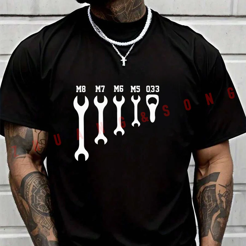 Мужская футболка 2026: Винтажная футболка «Механик M8-M5», однотонная, забавная, повседневная одежда в стиле Харадзюку
Мужская футболка 2026: Винтажная футболка «Механик M8-M5», однотонная, забавная, повседневная одежда в стиле Харадзюку