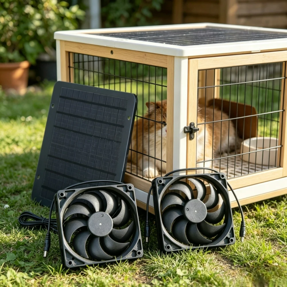 Long Service Life Solar Energy Double Fan Ventilation System Weatherproof Exhaust Cool Gear Ideal For Farm Breeding Kennel
Long Service Life Solar Energy Double Fan Ventilation System Weatherproof Exhaust Cool Gear Ideal For Farm Breeding Kennel