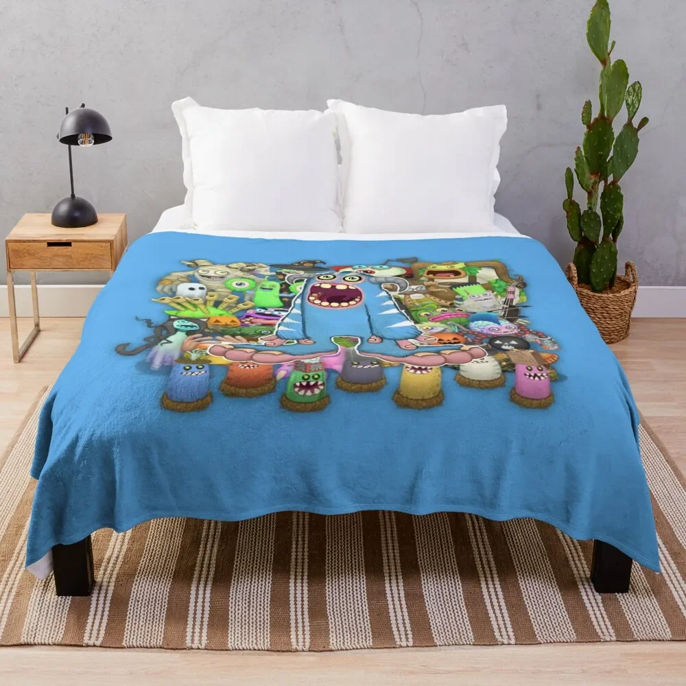 My Singing Monsters characters Mammott Throw Blanket Durable Warm Blanket for Daily Home Use
My Singing Monsters characters Mammott Throw Blanket Durable Warm Blanket for Daily Home Use