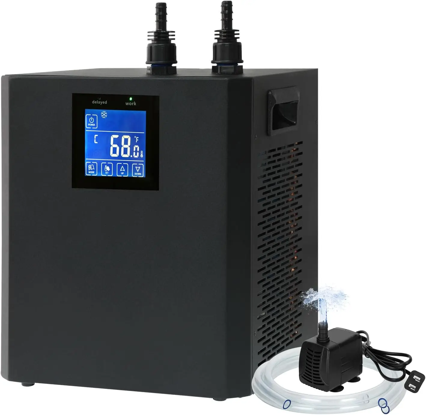 Aquarium Chiller 79 Gal, 1/3 HP Water Chiller Machine, Hydroponic Cooling System, Fish Tank Chiller with Upgraded LED display, f
Aquarium Chiller 79 Gal, 1/3 HP Water Chiller Machine, Hydroponic Cooling System, Fish Tank Chiller with Upgraded LED display, f