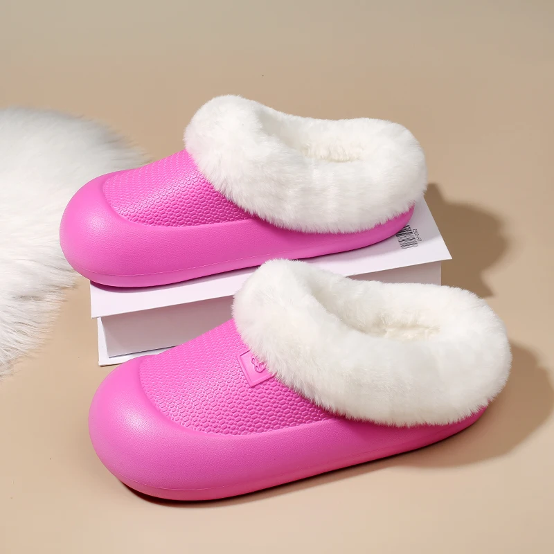 Women Closed Toe Warm Cotton Slides Fluffy Plush Upper Non Slip Rubber Sole Home Bedroom Daily Footwear
Women Closed Toe Warm Cotton Slides Fluffy Plush Upper Non Slip Rubber Sole Home Bedroom Daily Footwear