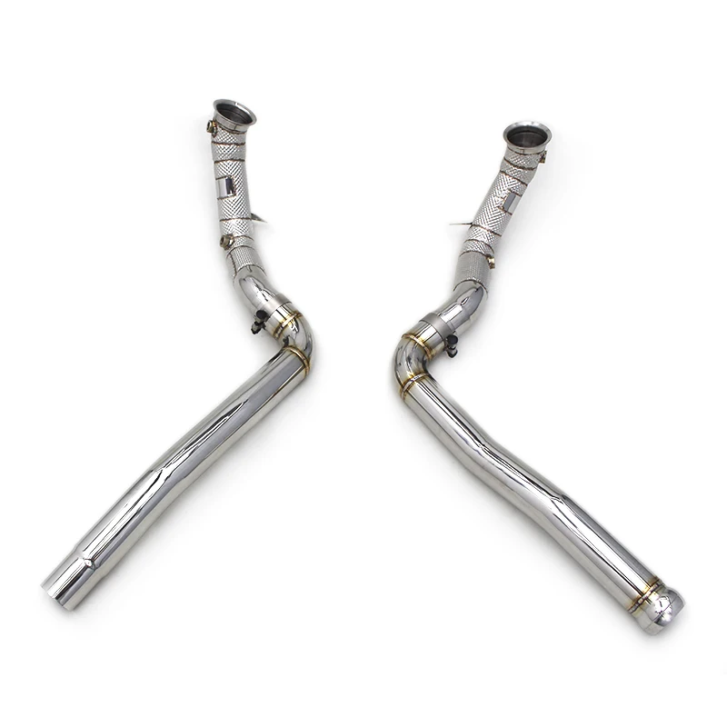 OBM Stainless Steel Exhaust Downpipe For Mercedes-Benz AMG GT GTS C190 4.0T Free Flow Exhaust Pipes Racing Car Exhaust System
OBM Stainless Steel Exhaust Downpipe For Mercedes-Benz AMG GT GTS C190 4.0T Free Flow Exhaust Pipes Racing Car Exhaust System