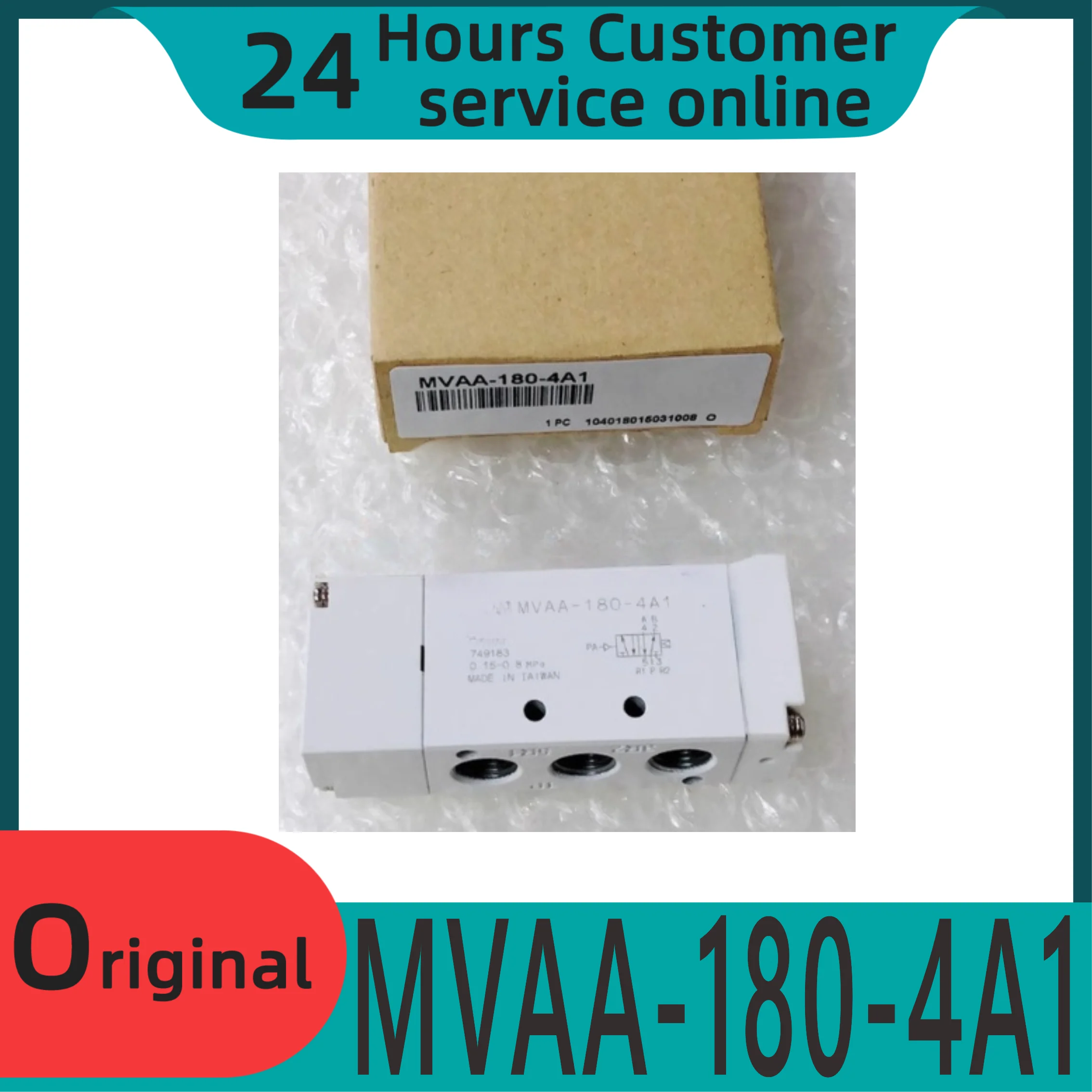 Совершенно новый оригинальный пневматический клапан MVAA-180-3A1-NO MVAA-180-3A2 4A1 4A2
Совершенно новый оригинальный пневматический клапан MVAA-180-3A1-NO MVAA-180-3A2 4A1 4A2