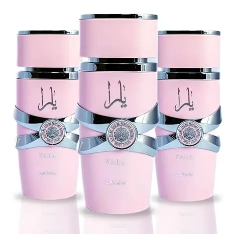 Lattafa Yara для женщин Спрей для парфюмерии, 3,4 унции (3 шт. в упаковке)
Lattafa Yara для женщин Спрей для парфюмерии, 3,4 унции (3 шт. в упаковке)