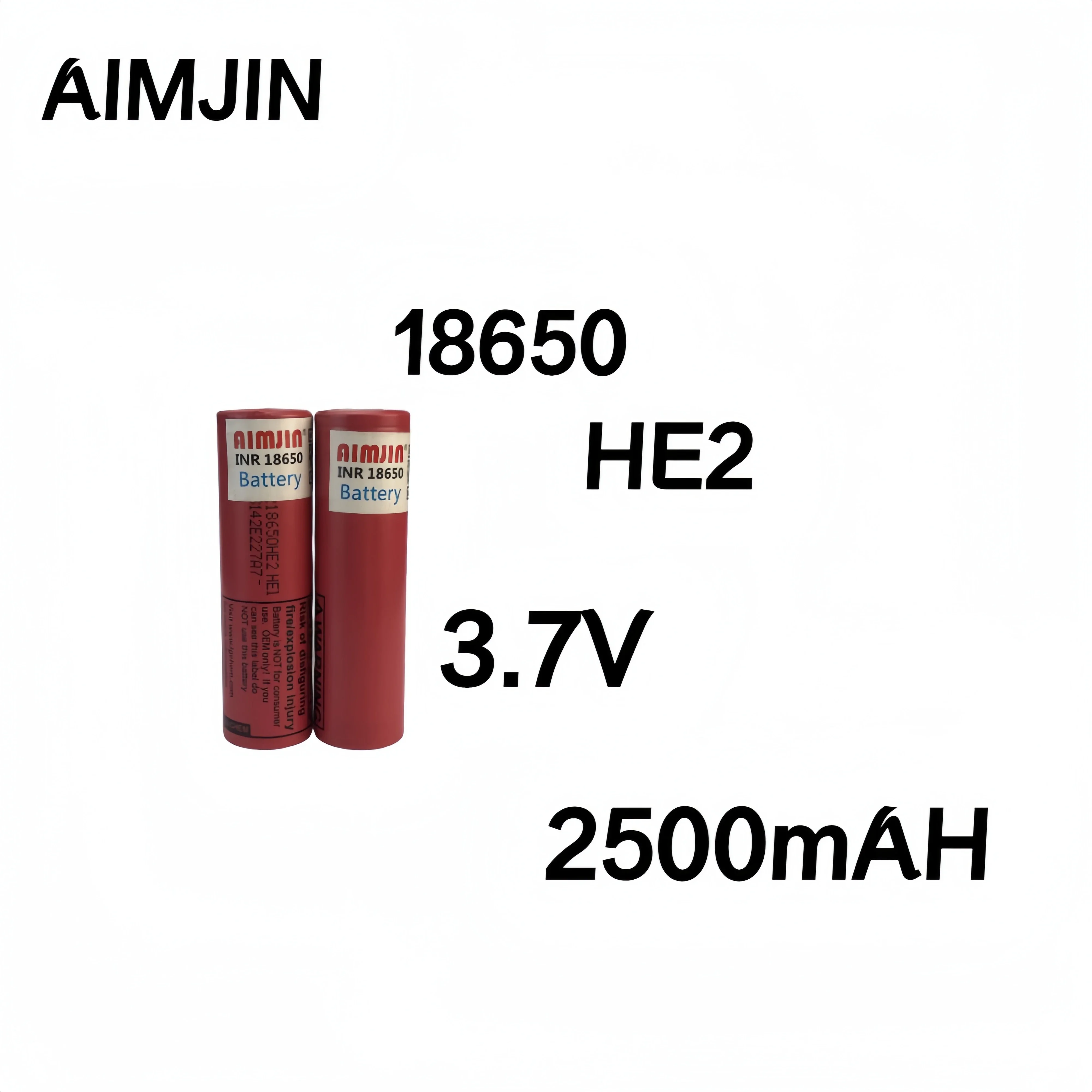 3.7V 18650 HE2 Battery 2500mAh Rechargeable Battery HE2 18650 Battery Power Tools
3.7V 18650 HE2 Battery 2500mAh Rechargeable Battery HE2 18650 Battery Power Tools