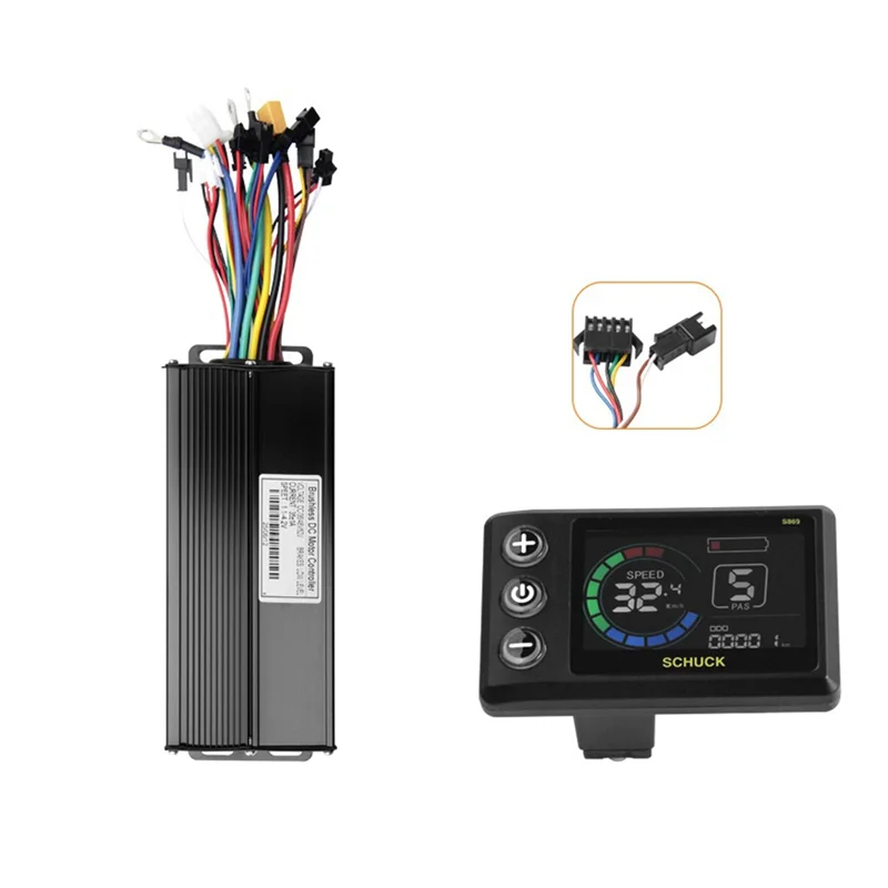 For Electric Mountain Bike Scooter Modification Brushless Motor Controller+ S869 Color LCD Kit 36V 48V 52V 35A 1500W 
For Electric Mountain Bike Scooter Modification Brushless Motor Controller+ S869 Color LCD Kit 36V 48V 52V 35A 1500W