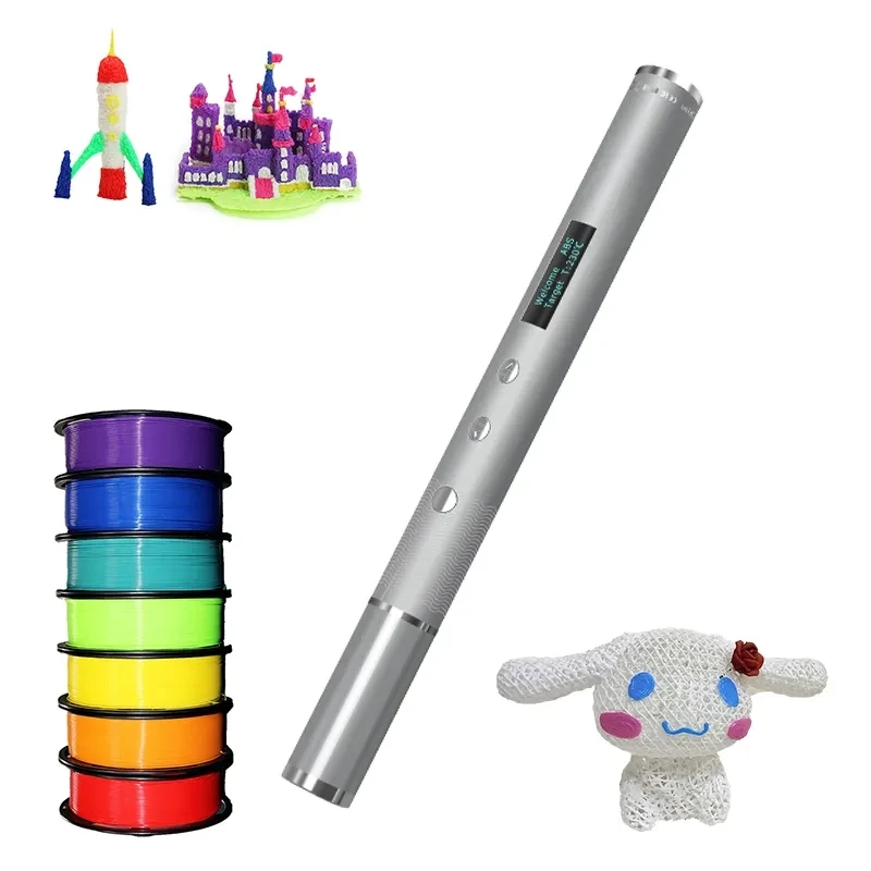 Slimmest 3d Drawing Pen with Oled Display 3d Pen Educational 3d Printer Pen Slimmest Metal Adjustable for Adults and Kids
Slimmest 3d Drawing Pen with Oled Display 3d Pen Educational 3d Printer Pen Slimmest Metal Adjustable for Adults and Kids