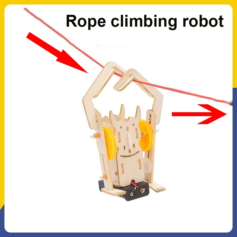 3D Rope Climbing Robot Toys Kits Assembling Building Block for Kids DIY Construction Mechanism Montessori Educational Toys
3D Rope Climbing Robot Toys Kits Assembling Building Block for Kids DIY Construction Mechanism Montessori Educational Toys