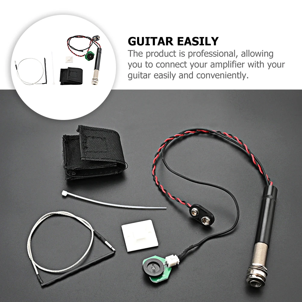 Guitar Pickups Portable Musical Instrument Accessory Sound Hole Pickup Piezoelectric Transducer Folk Guitar Durable Long Use
Guitar Pickups Portable Musical Instrument Accessory Sound Hole Pickup Piezoelectric Transducer Folk Guitar Durable Long Use