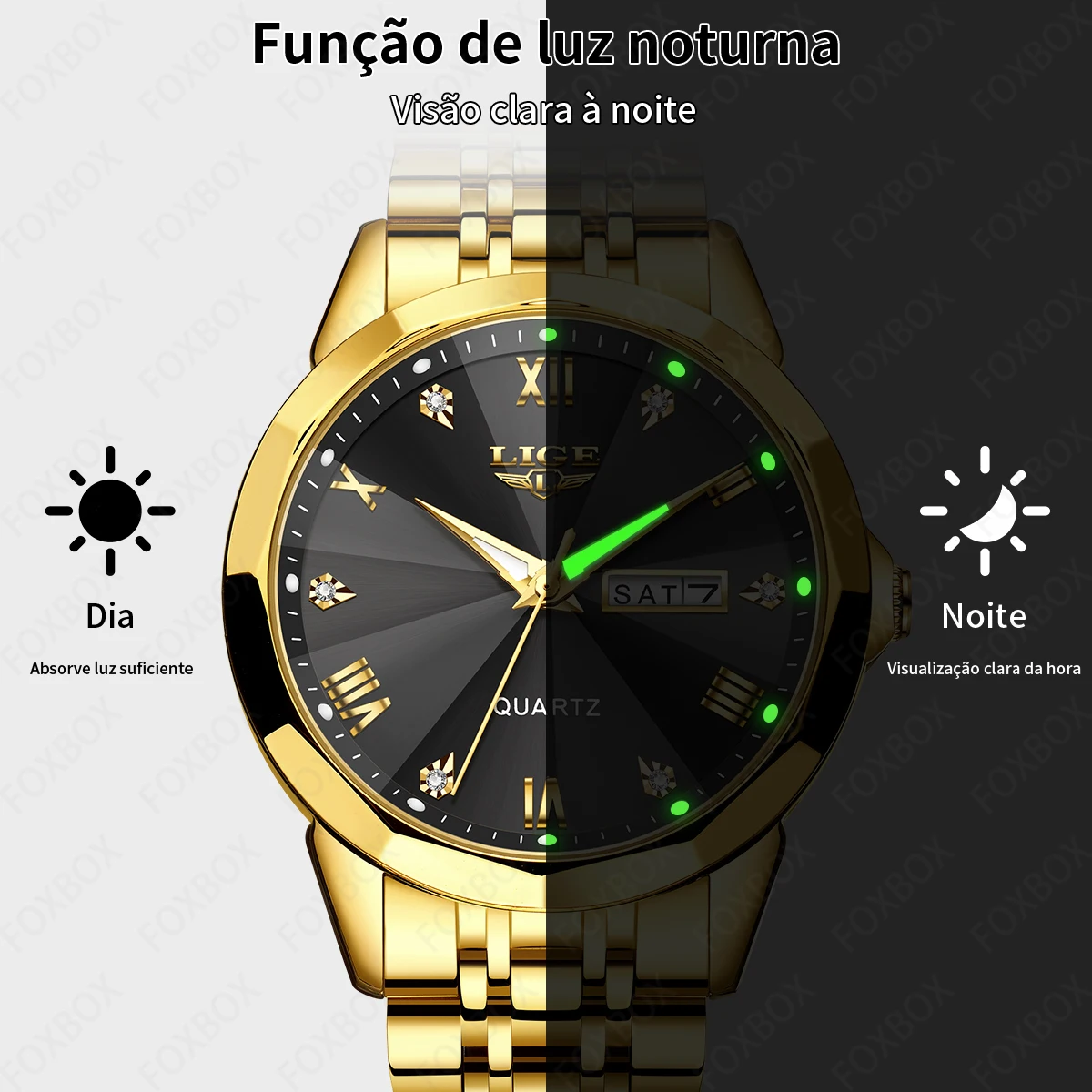 LIGE Men's Watches Rhombus Mirror Original Quartz Watch for Man Waterproof Luminous Stainless Steel Wristwatch Male Date Week
LIGE Men's Watches Rhombus Mirror Original Quartz Watch for Man Waterproof Luminous Stainless Steel Wristwatch Male Date Week