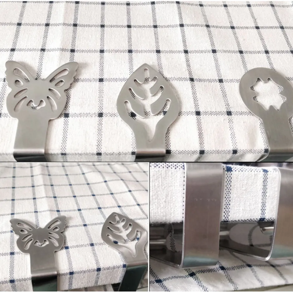 4pcs Stainless Steel Table Cloth Clips Heavy Duty Holders For Home Restaurant Wedding Party Outdoor Use Table Skirt Clips
4pcs Stainless Steel Table Cloth Clips Heavy Duty Holders For Home Restaurant Wedding Party Outdoor Use Table Skirt Clips
