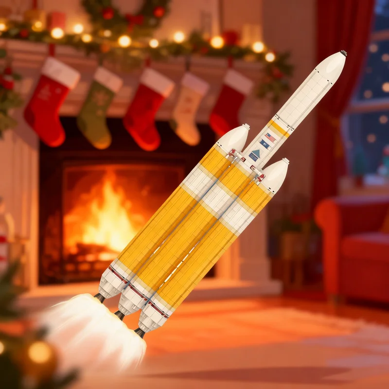2930 деталей MOC 1:110 Модель космического ракетоносителя Delta IV Heavy, конструктор, рождественский подарок, игрушка, креативная идея для самостоятельной сборки, строительные блоки
2930 деталей MOC 1:110 Модель космического ракетоносителя Delta IV Heavy, конструктор, рождественский подарок, игрушка, креативная идея для самостоятельной сборки, строительные блоки