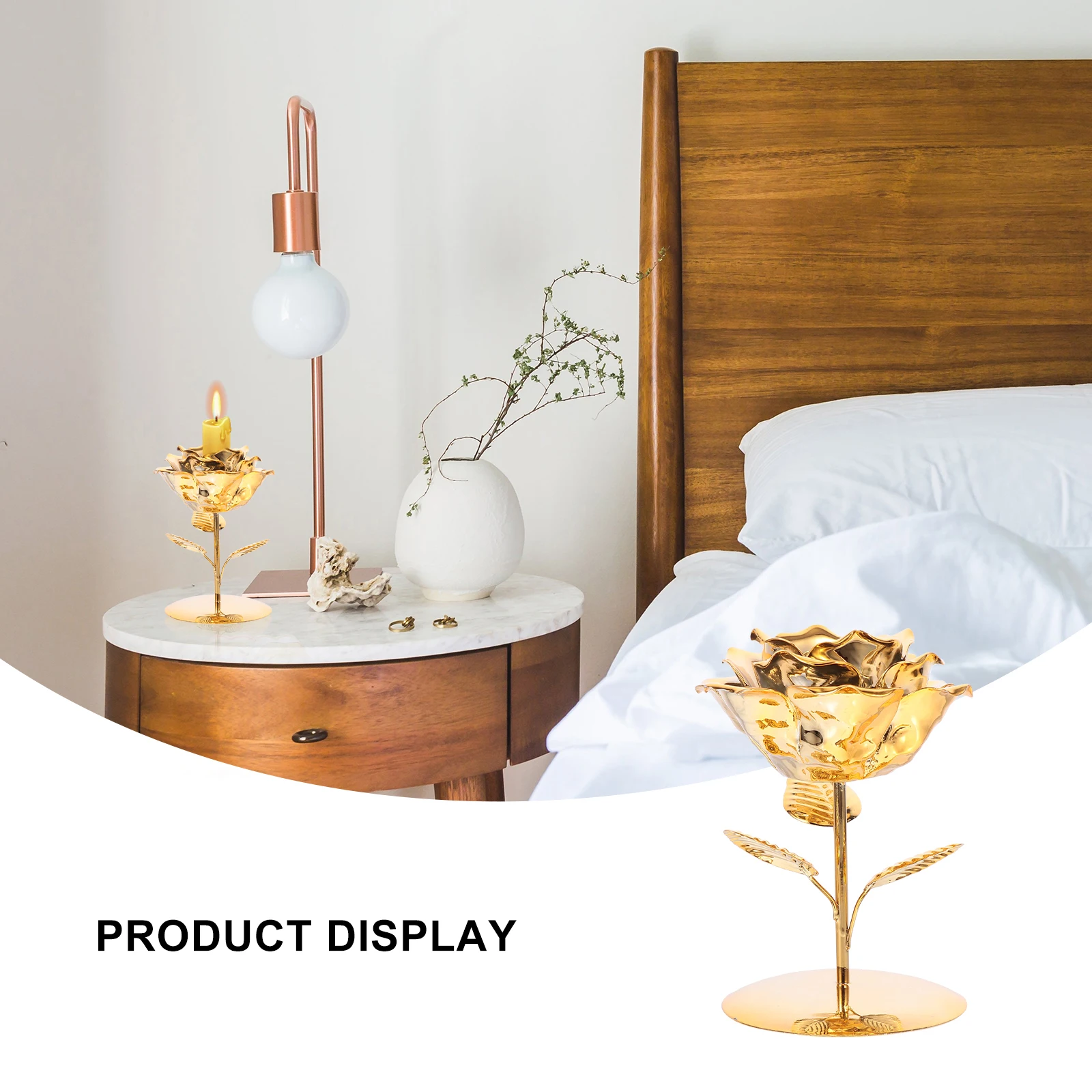 1pc Flower Candlestick Nordic Style Elegant Decorative Candleholder for Home Wedding Banquet Ornament Dining Room for Friends
1pc Flower Candlestick Nordic Style Elegant Decorative Candleholder for Home Wedding Banquet Ornament Dining Room for Friends