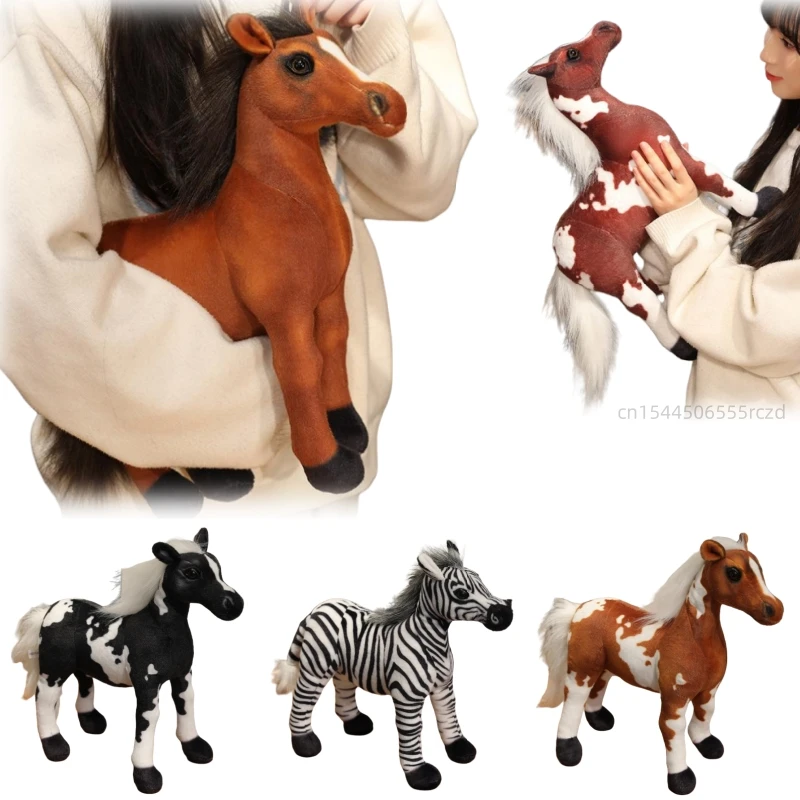 26/33/40cm High Quality Simulation Horse Plush Doll Lifelike Zebra Horse Animal Stuffed Toy Home Decor Gift For Boys And Girls
26/33/40cm High Quality Simulation Horse Plush Doll Lifelike Zebra Horse Animal Stuffed Toy Home Decor Gift For Boys And Girls