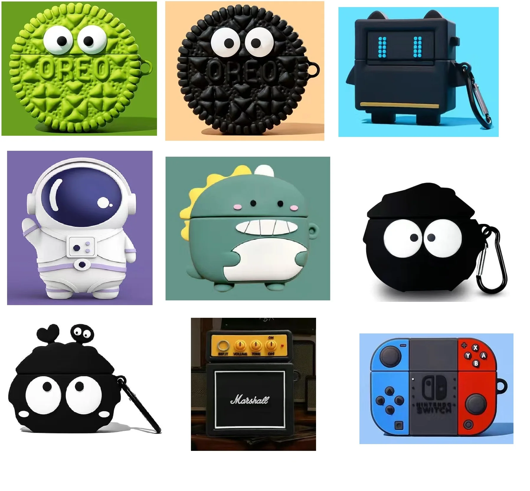 Creative Cartoon Earphone Cover for Airpods3 Apple 1/2/Pro2 Wireless Bluetooth Silicone Earphone Case
Creative Cartoon Earphone Cover for Airpods3 Apple 1/2/Pro2 Wireless Bluetooth Silicone Earphone Case