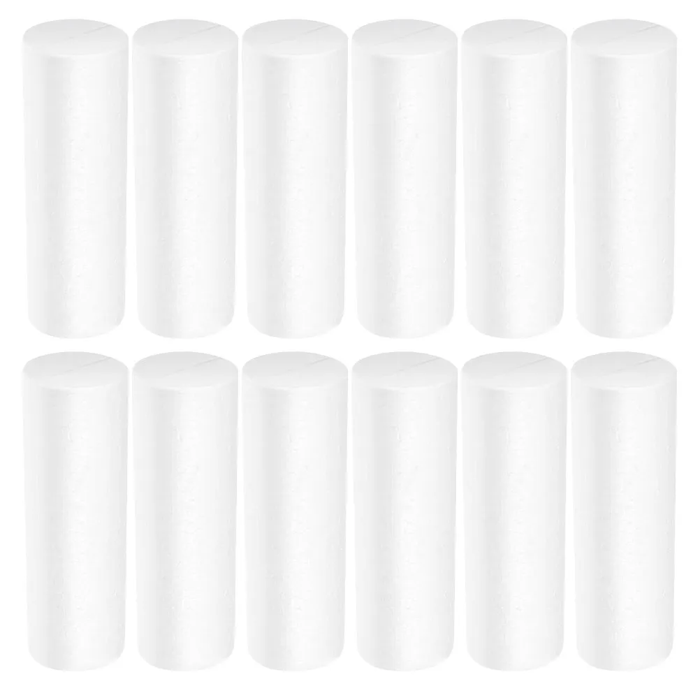 12Pcs Foam Cylinders Solid Polystyrene Rods 20x6cm for DIY Crafts Geometric Solids Early Learning Foam Tube Geometric Solids
12Pcs Foam Cylinders Solid Polystyrene Rods 20x6cm for DIY Crafts Geometric Solids Early Learning Foam Tube Geometric Solids