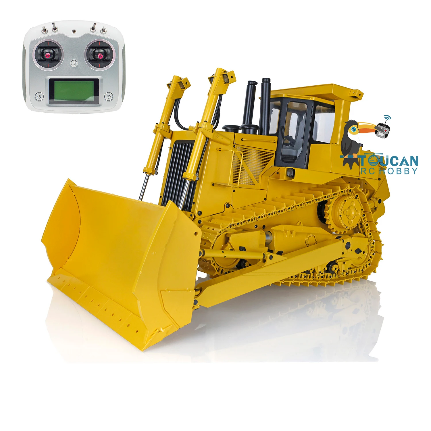 JDM 98 1/14 Hydraulic RC Bulldozer Toy 1/14 Remote Control Dozer Machine Electric Engineering Vehicle Trucks for Adults TH18486
JDM 98 1/14 Hydraulic RC Bulldozer Toy 1/14 Remote Control Dozer Machine Electric Engineering Vehicle Trucks for Adults TH18486