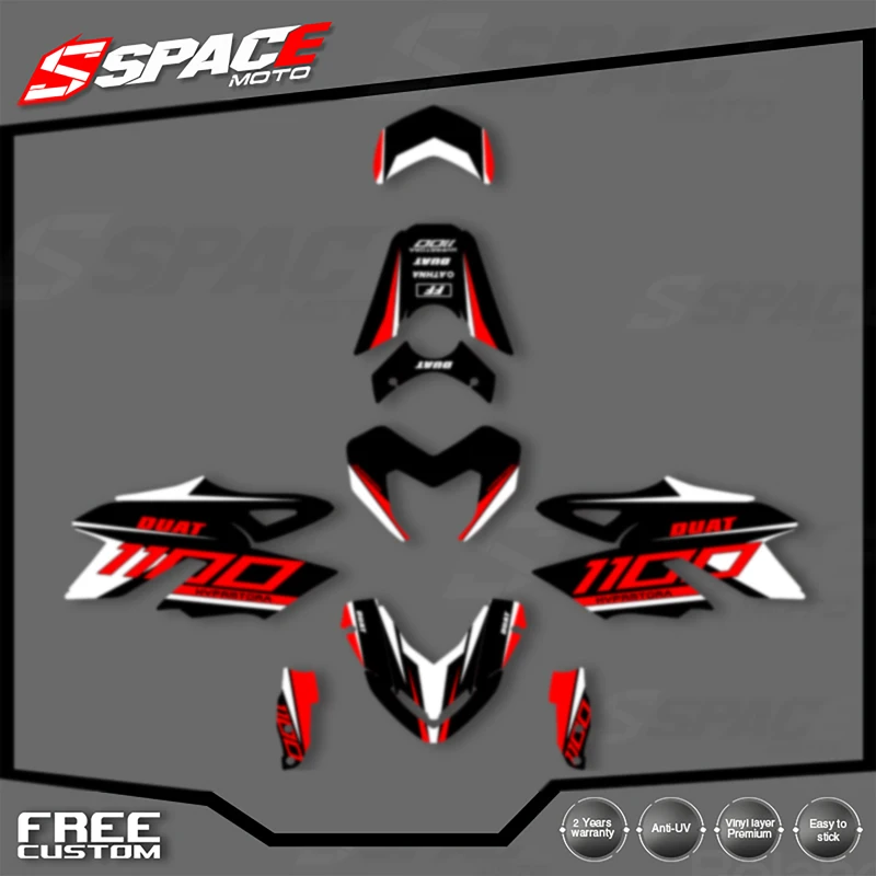 SPACE Custom Motorcycle Graphics For DUCATI HYPERMOTARD 796 1100 Decal Stickers Kits 001
SPACE Custom Motorcycle Graphics For DUCATI HYPERMOTARD 796 1100 Decal Stickers Kits 001