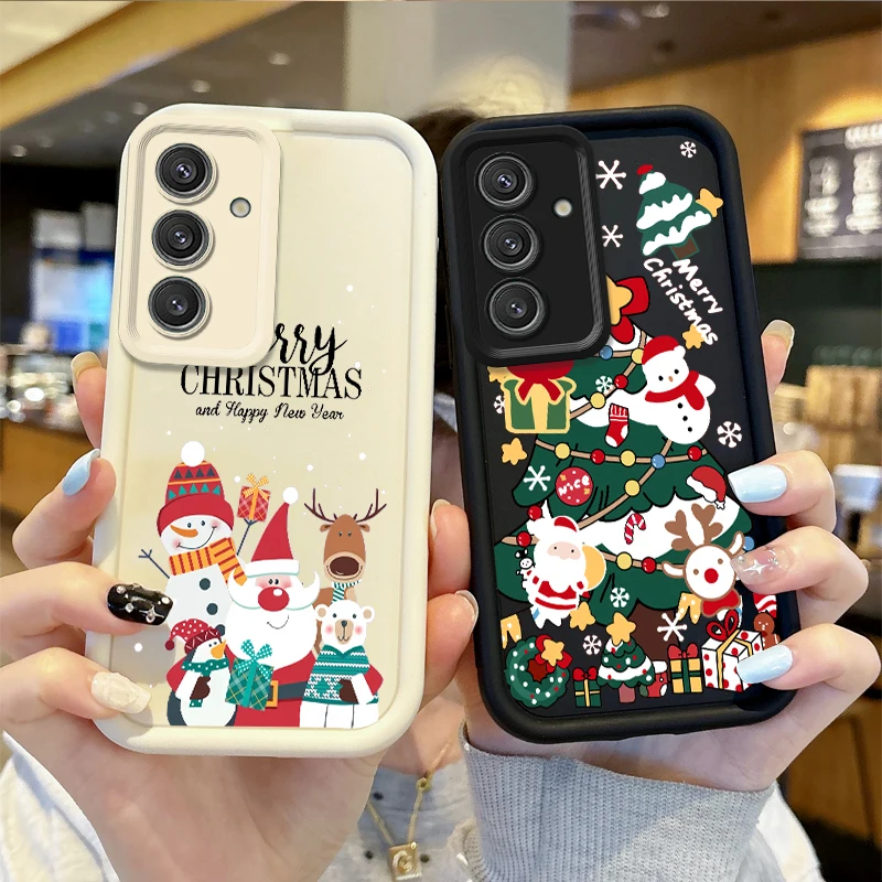 Merry Christmas Silicone Case For Samsung Galaxy A35 A34 A33 A32 5G A31 A30 A24 A23 A22 A16 A12 A06 A03 M55 Non-Slip Phone Cover
Merry Christmas Silicone Case For Samsung Galaxy A35 A34 A33 A32 5G A31 A30 A24 A23 A22 A16 A12 A06 A03 M55 Non-Slip Phone Cover