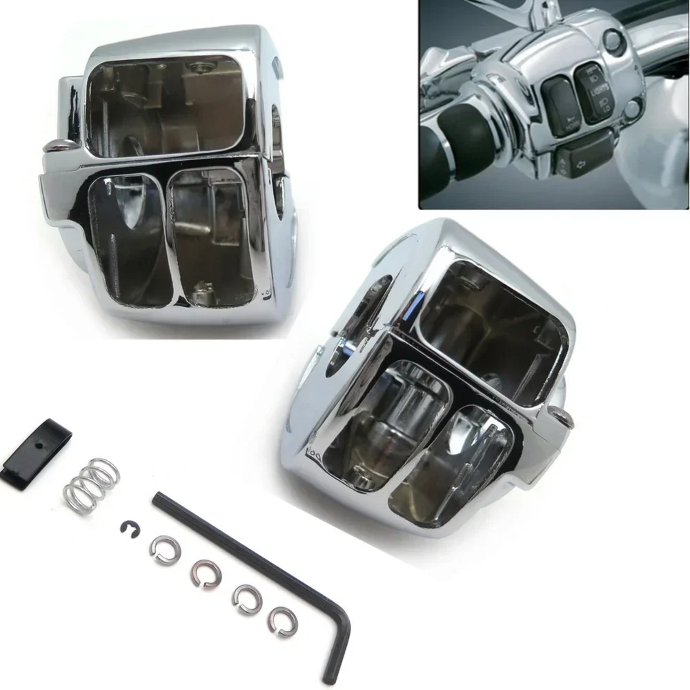 Chrome Switch Housing Cover For Harley Davidson Sportster Dyna Softail V-Rod 2002-2010 Aftermarket Motorcycle Parts Black
Chrome Switch Housing Cover For Harley Davidson Sportster Dyna Softail V-Rod 2002-2010 Aftermarket Motorcycle Parts Black
