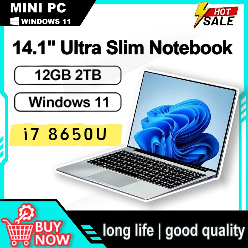 LENO Ultra Slim 14.1" Laptop 32GB 2TB Windows 11 Intel Core i7 8650U Gaming Computer PC Gamer office Notebook 1920*1080 HD
LENO Ultra Slim 14.1" Laptop 32GB 2TB Windows 11 Intel Core i7 8650U Gaming Computer PC Gamer office Notebook 1920*1080 HD