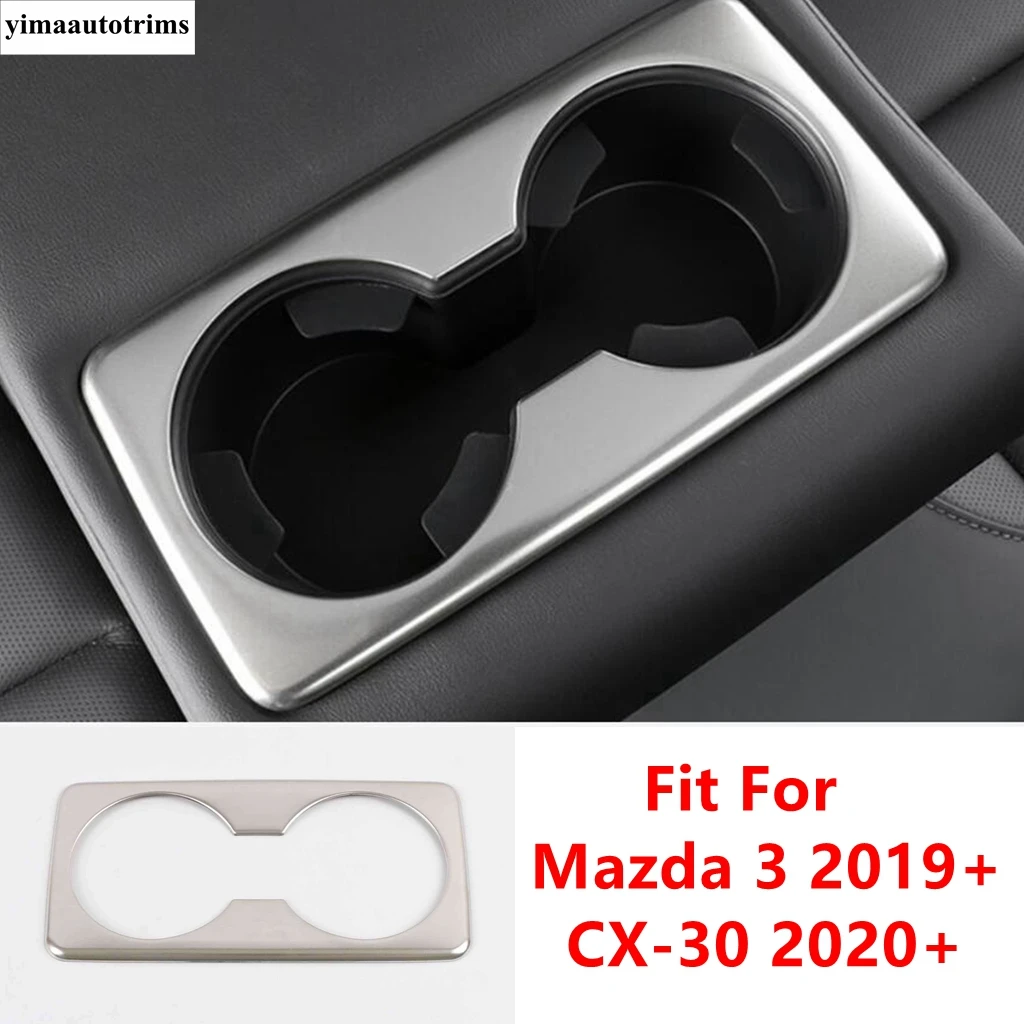 Seat Back Row Water Cup Holder Frame Sticker Cover Trim Stainless Steel Accessories For Mazda 3 2019 - 2024 / CX-30 2020 - 2024
Seat Back Row Water Cup Holder Frame Sticker Cover Trim Stainless Steel Accessories For Mazda 3 2019 - 2024 / CX-30 2020 - 2024