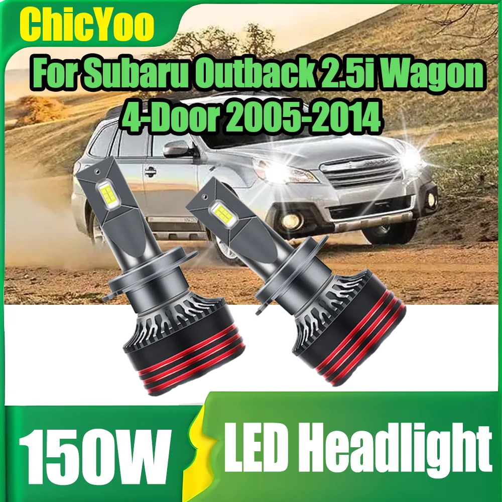 150W Auto Headlamps Bulbs H7 LED Car Headlights 30000LM 6000K White Plug and Play For Subaru Outback 2.5i Wagon 4-Door 2005-2014
150W Auto Headlamps Bulbs H7 LED Car Headlights 30000LM 6000K White Plug and Play For Subaru Outback 2.5i Wagon 4-Door 2005-2014