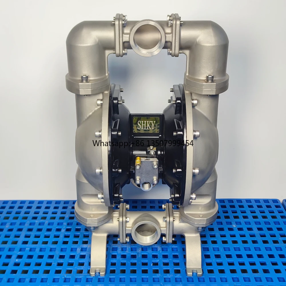 Wear-Resistant New Style SS Pneumatic Diaphragm Pump for Water Treatment Pharmaceutical Agriculture Industries for Food Use
Wear-Resistant New Style SS Pneumatic Diaphragm Pump for Water Treatment Pharmaceutical Agriculture Industries for Food Use