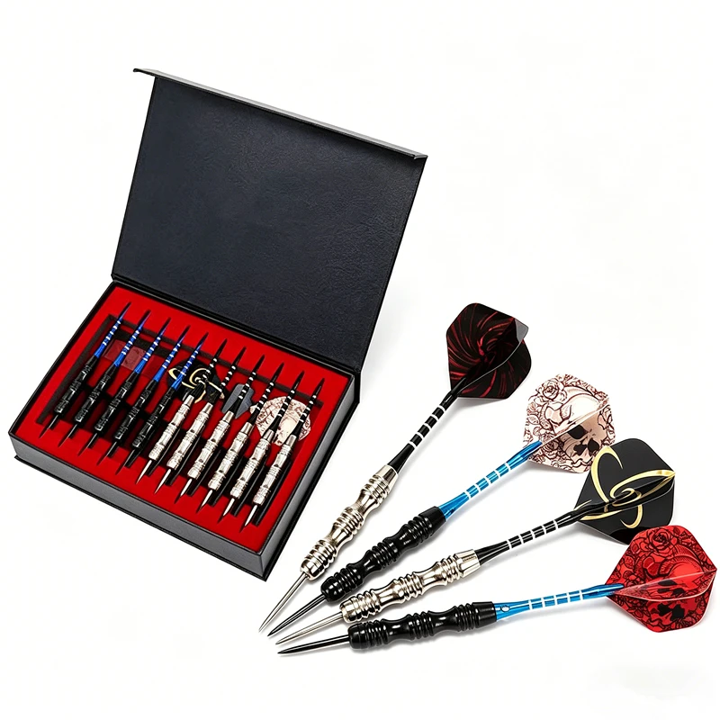 Dart 12 Pcs/Set Pro Metal Dart Steel Tips With Iron Pad Aluminum Dart Rod Extra Flying Dart Sharpener Sharpening Stone Box
Dart 12 Pcs/Set Pro Metal Dart Steel Tips With Iron Pad Aluminum Dart Rod Extra Flying Dart Sharpener Sharpening Stone Box