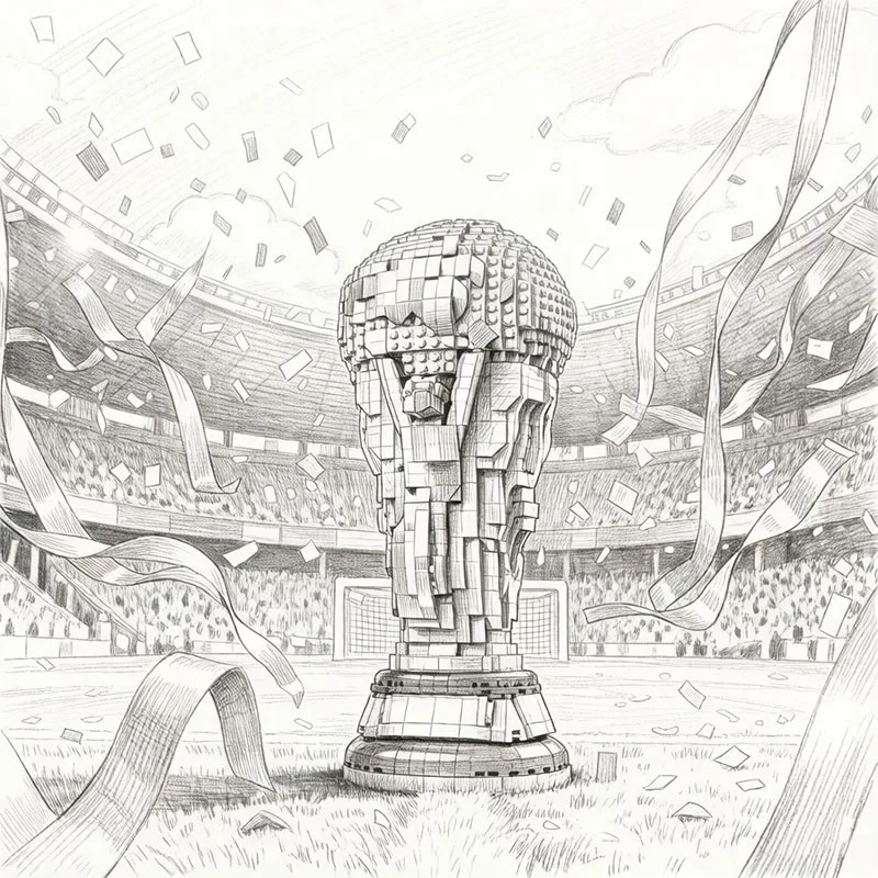 Famous Soccer Football Trophy Building Blocks Set Creative Model Kit Desktop Decoration Toys Football Fans Adult Gift
Famous Soccer Football Trophy Building Blocks Set Creative Model Kit Desktop Decoration Toys Football Fans Adult Gift
