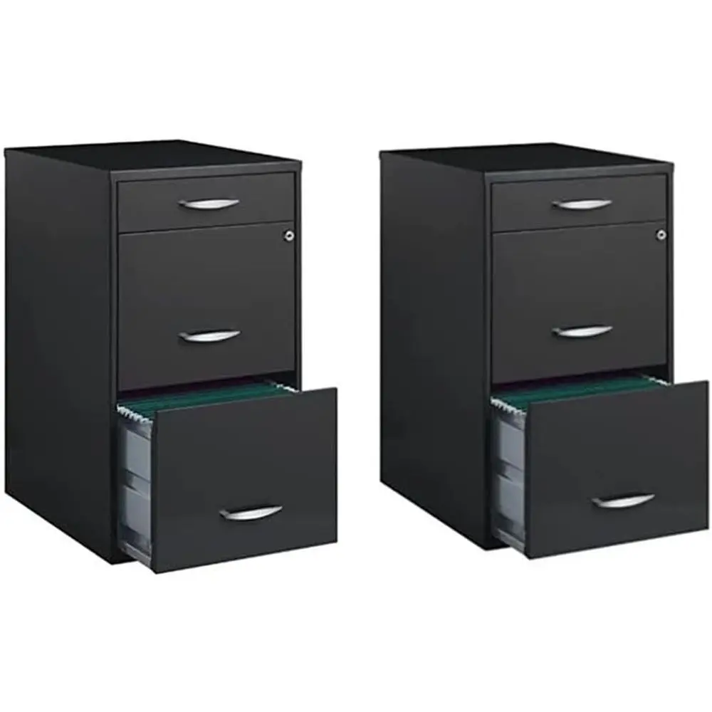 Set of 2 Charcoal Grey 3-Drawer Cabinets
Set of 2 Charcoal Grey 3-Drawer Cabinets