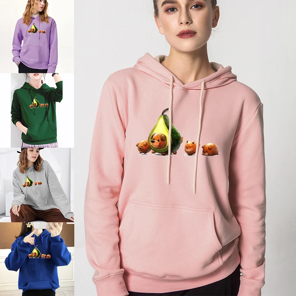 Women's Sweater Avocado Dog Pattern Tops Long Sleeve Jumper Pullover Streetwear Vintage Korean Clothing Sweatshirts Hoodie
Women's Sweater Avocado Dog Pattern Tops Long Sleeve Jumper Pullover Streetwear Vintage Korean Clothing Sweatshirts Hoodie