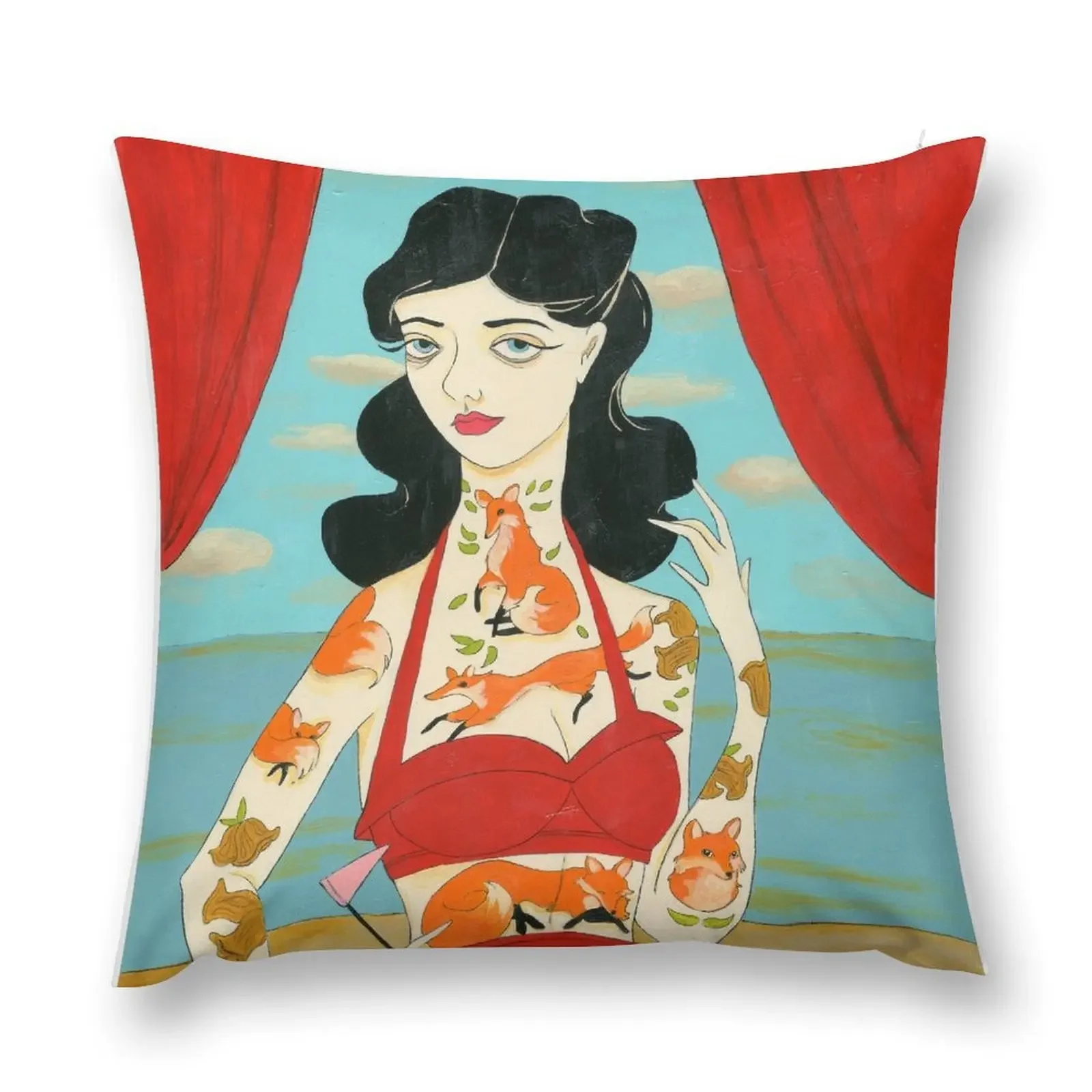 Foxy Tattooed Lady Throw Pillow christmas decorations for home 2025 anime girl Pillowcase Cushion autumn pillowcase pillow
Foxy Tattooed Lady Throw Pillow christmas decorations for home 2025 anime girl Pillowcase Cushion autumn pillowcase pillow