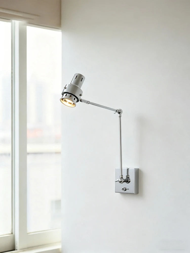 Bauhaus Modern swing arm wall lamp bedroom bedside wall lamp adjustable angle long pole spotlight Cafe Art Painting Lighting
Bauhaus Modern swing arm wall lamp bedroom bedside wall lamp adjustable angle long pole spotlight Cafe Art Painting Lighting