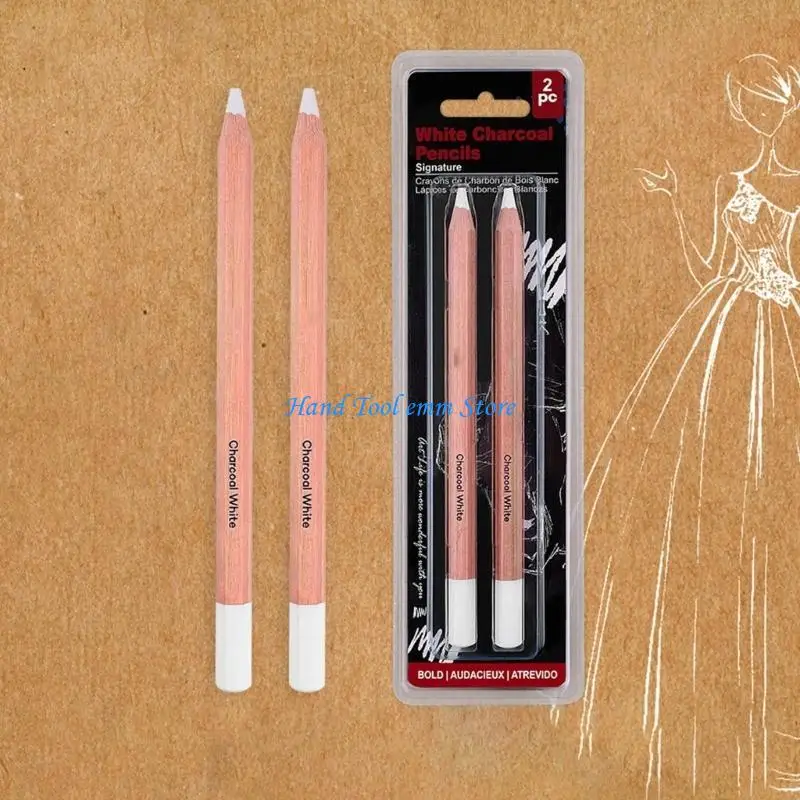 H37F 2/3x White Charcoal Pencil Drawing Pencils Professional Sketching Pencils Highlight Pen Colouring Pencils Art Supplies
H37F 2/3x White Charcoal Pencil Drawing Pencils Professional Sketching Pencils Highlight Pen Colouring Pencils Art Supplies