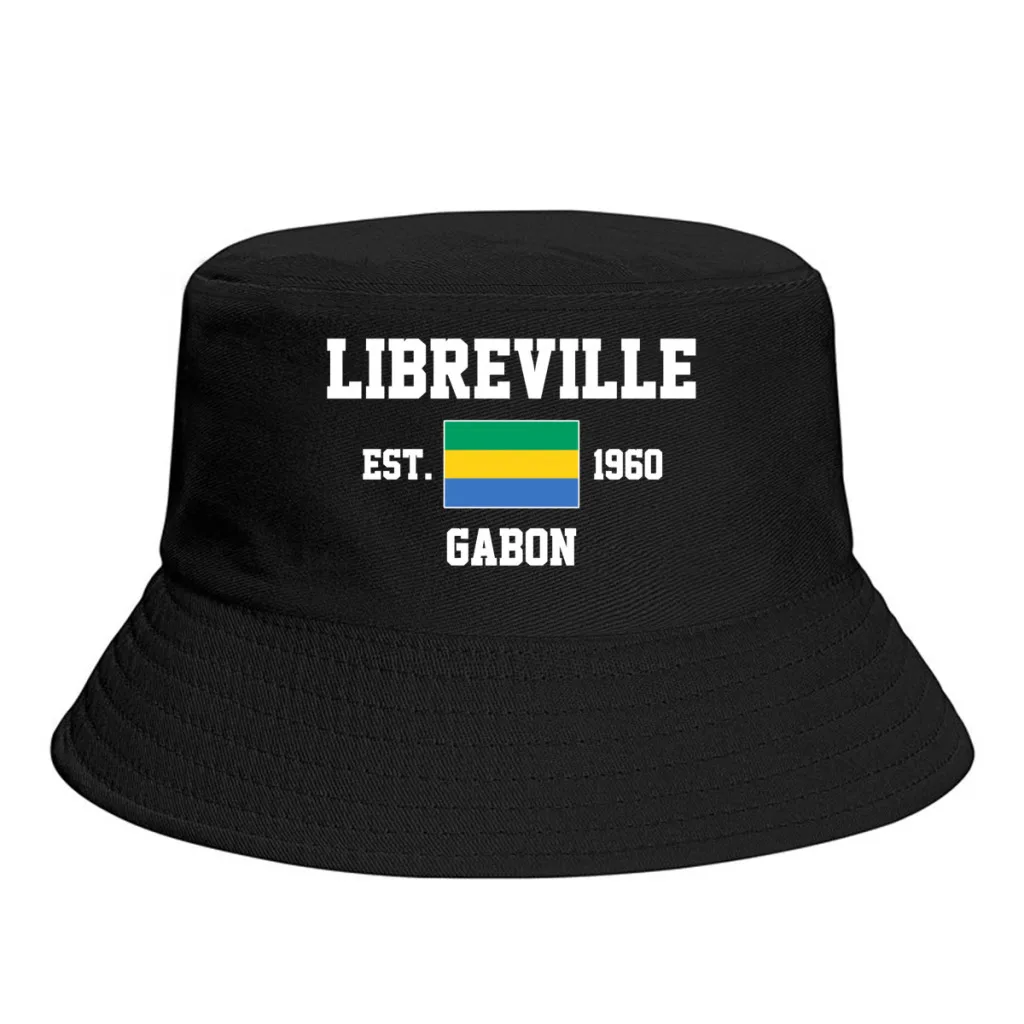Bucket Hats Gabon EST.1960 Libreville Emblem Flag Sun Shade Cool Outdoor Summer Fisherman Caps Fishing Hat
Bucket Hats Gabon EST.1960 Libreville Emblem Flag Sun Shade Cool Outdoor Summer Fisherman Caps Fishing Hat