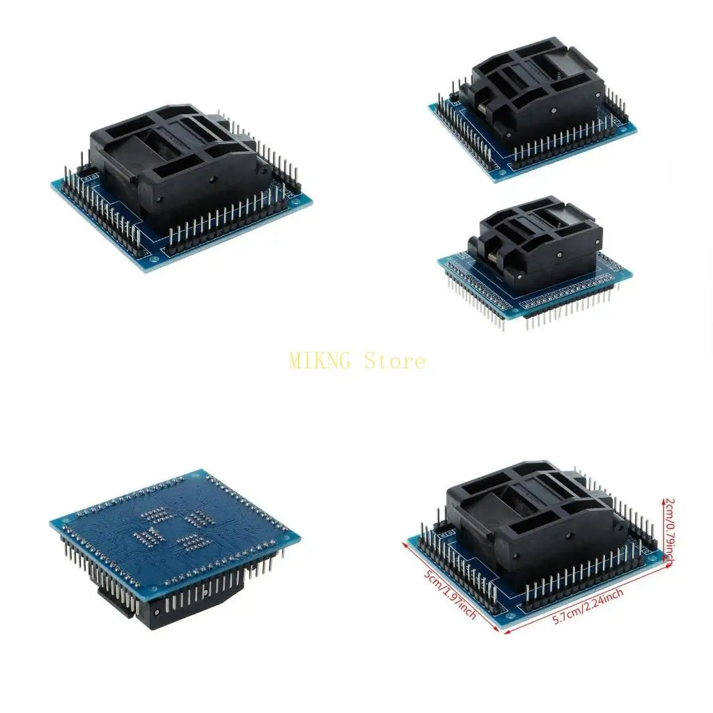 Test Socket Programming Adapter Conversion Block For 0.5m QFP64 TQFP64 LQFP64 IC best sale