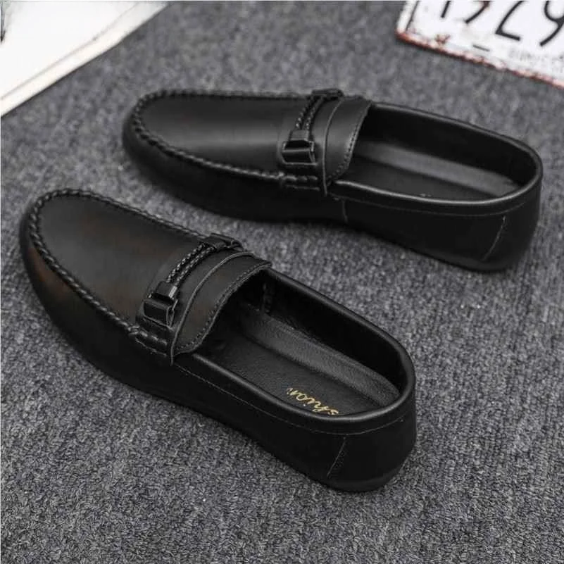 Men's Slip-On Business Casual Shoes Breathable Workwear Korean Style Spring Autumn Season round Toe Rubber Outsole
Men's Slip-On Business Casual Shoes Breathable Workwear Korean Style Spring Autumn Season round Toe Rubber Outsole