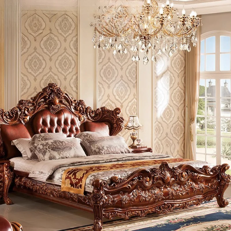 European Simple Bed Leather Princess Adult Aesthetics Design Square Bed Bedroom Queen Sleeping Muebles Lounge Suite Furniture
European Simple Bed Leather Princess Adult Aesthetics Design Square Bed Bedroom Queen Sleeping Muebles Lounge Suite Furniture