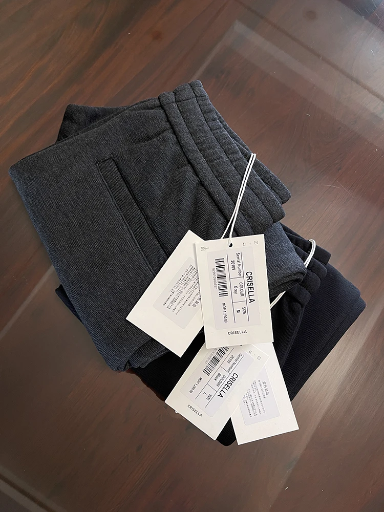 Men's Comfortable Knitted Casual Pants Elastic Waist Thickened Composite Fabric Autumn Winter Straight Leg Pants
Men's Comfortable Knitted Casual Pants Elastic Waist Thickened Composite Fabric Autumn Winter Straight Leg Pants