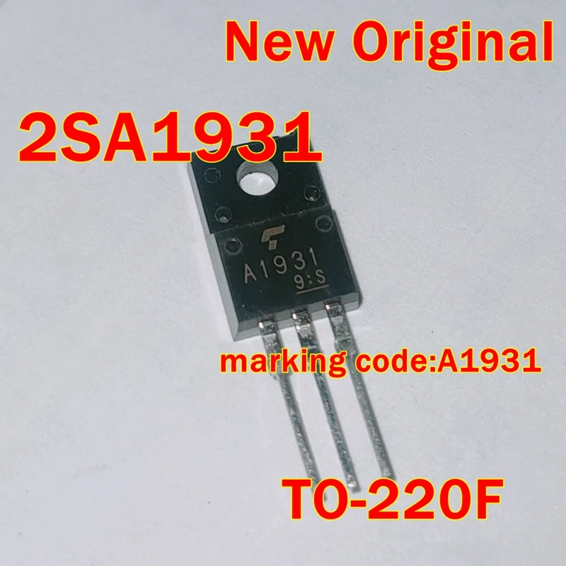 1pcs to 100pcs 2SA1931 New Original TO-220F marking code:A1931 High-Current Switching Applications
1pcs to 100pcs 2SA1931 New Original TO-220F marking code:A1931 High-Current Switching Applications
