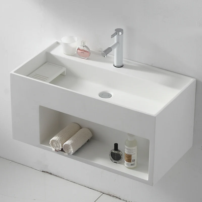 CX modern simple bathroom cabinet combination wall-mounted wash basin cabinet washstand
CX modern simple bathroom cabinet combination wall-mounted wash basin cabinet washstand